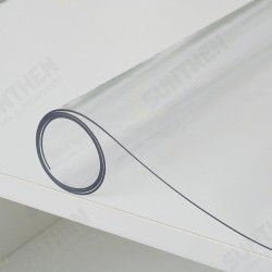 1.5mm Thickness Clear Plastic PVC Tablecloth Transparent Non-Stick Waterproof Protector Dining Table Cover for Office Home Writing Desk 1.5mm Thickness Clear Plastic PVC Tablecloth Transparent Non-Stick Waterproof Protector Dining Table Cover for Office Home Writing Desk