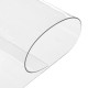 1.5mm Thickness Clear Plastic PVC Tablecloth Transparent Non-Stick Waterproof Protector Dining Table Cover for Office Home Writing Desk