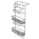 1Pcs Kitchen Refrigerator Side Grid Storage Rack Side Shelf Rack Organizer