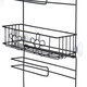 1Pcs Kitchen Refrigerator Side Grid Storage Rack Side Shelf Rack Organizer