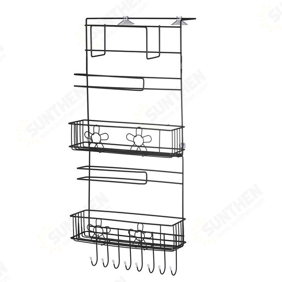 1Pcs Kitchen Refrigerator Side Grid Storage Rack Side Shelf Rack Organizer