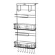 1Pcs Kitchen Refrigerator Side Grid Storage Rack Side Shelf Rack Organizer