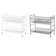 2 Layers Desktop Iron Shelf Kitchen Sauces Flavoring Storage Bathroom Shampoo Cosmetics Storage Holder Home Decoration