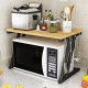 2 Tier Kitchen Baker Rack Microwave Oven Stand Storage Cart Workstation Shelf Desktop Organizer