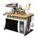 2 Tier Kitchen Baker Rack Microwave Oven Stand Storage Cart Workstation Shelf Desktop Organizer