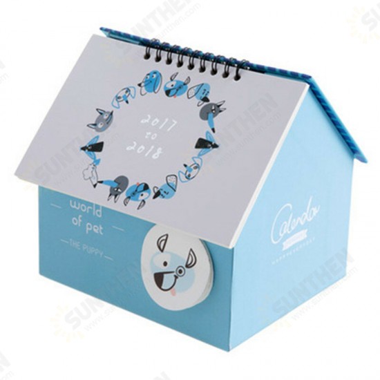 2018 Calendar Notebook Memo Storage Box House Container Desk Office Daily Planner Student Organizer