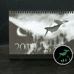 2018 Creative luminous calendar Large Desktop Paper Calendar Dual Daily Scheduler Table Planner 2018 Creative luminous calendar Large Desktop Paper Calendar Dual Daily Scheduler Table Planner