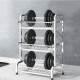 2/3 Layers Kitchen Dish Rack Organizer Shelf Assemble Stainless Steel Storage Baskets Kitchen Organizer Holder with Drain Trays