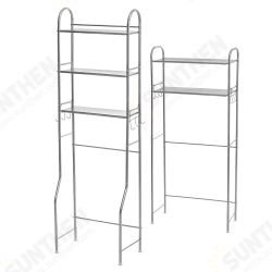 2/3-Tier Over Commode Washing Machine Shelf Bathroom Space Saver Rack Organizer Floor Stand 2/3-Tier Over Commode Washing Machine Shelf Bathroom Space Saver Rack Organizer Floor Stand
