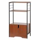 2/3 Tiers Microwave Oven Rack Kitchen Storage Shelf Space Saving Cupboard Rack Storage Cabinet