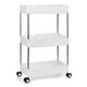 2/3/4 Rolling Trolley Storage Holder Rack Organiser With Wheels For Kitchen Bathroom Office