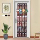 24 Grids Door Storage Bag Mesh Pocket Slippers Storage Bag Non-woven Fabric Home Supplies