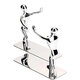 2pcs Humanoid Figure Books Holder Desk Organizer Bookshelf Home Office Decor Desk Accessories Ornaments Supplies