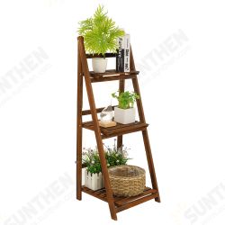 3 Tiers Ladder Storage Shelf Foldable Plant Flower Pot Display Stand Bookshelf Storage Rack Home Office Furniture 3 Tiers Ladder Storage Shelf Foldable Plant Flower Pot Display Stand Bookshelf Storage Rack Home Office Furniture