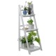 3 Tiers Ladder Storage Shelf Foldable Plant Flower Pot Display Stand Bookshelf Storage Rack Home Office Furniture