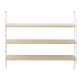 3 Tiers Wall Mounted Shelf Punch-free Hanging Storage Rack Bedroom Bookshelf Home Office Decoration Dispplay Stand