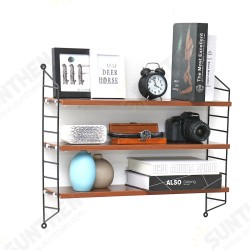 3 Tiers Wall Mounted Shelf Punch-free Hanging Storage Rack Bedroom Bookshelf Home Office Decoration Dispplay Stand 3 Tiers Wall Mounted Shelf Punch-free Hanging Storage Rack Bedroom Bookshelf Home Office Decoration Dispplay Stand