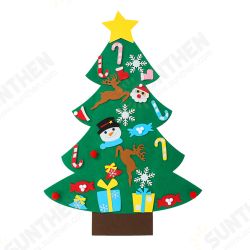 3 Types DIY Felt Christmas Tree with Ornaments Xmas Gift Wall Hanging Decoration Handmade Home Decoration Gifts 3 Types DIY Felt Christmas Tree with Ornaments Xmas Gift Wall Hanging Decoration Handmade Home Decoration Gifts