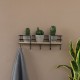 3/4/5 Hooks Wood Wall-mounted Shelf Hook Storage Rack Wall Decoration Coat Hanging Desktop Organizer
