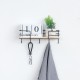 3/4/5 Hooks Wood Wall-mounted Shelf Hook Storage Rack Wall Decoration Coat Hanging Desktop Organizer