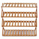 3/4/5/6 Tiers Bamboo Flower Rack Plant Storage Shelf Shoes Rack Bookshelf Indoor Outdoor Garden Planter Flower Pot Stand Home Office Decor