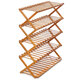 3/4/5/6 Tiers Bamboo Flower Rack Plant Storage Shelf Shoes Rack Bookshelf Indoor Outdoor Garden Planter Flower Pot Stand Home Office Decor