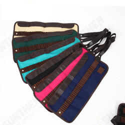 36/48/72 Holes Canvas Pencil Bag Holder Pen Makeup Brush Case Pouch Pocket Pencil Curtain 36/48/72 Holes Canvas Pencil Bag Holder Pen Makeup Brush Case Pouch Pocket Pencil Curtain
