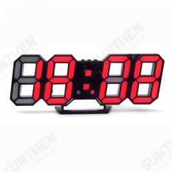 3D LED Alarm Clock Digital Temperature Night Light Display Color Change Electronic Hanging Clock Home Living Room Decor 3D LED Alarm Clock Digital Temperature Night Light Display Color Change Electronic Hanging Clock Home Living Room Decor