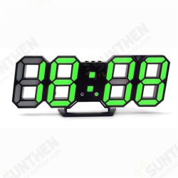 3D LED Alarm Clock Digital Temperature Night Light Display Color Change Electronic Hanging Clock Home Living Room Decor 3D LED Alarm Clock Digital Temperature Night Light Display Color Change Electronic Hanging Clock Home Living Room Decor