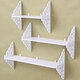 3Pcs Punch-free Wood Carved Wall Shelves Hanging Rack for Home Living Room Bedroom Study Decorations