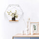 3Pcs/set Hexagonal Wall Mounted Shelves Floating Wall Storage Rack Holder Organizer Display Stand Home Office Decor