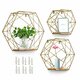 3Pcs/set Hexagonal Wall Mounted Shelves Floating Wall Storage Rack Holder Organizer Display Stand Home Office Decor