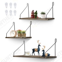 3Pcs/set Wall Mounted Shelves Floating Storage Rack Holder Space Saving Organizer Display Stand Home Office Decor 3Pcs/set Wall Mounted Shelves Floating Storage Rack Holder Space Saving Organizer Display Stand Home Office Decor