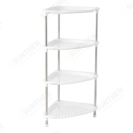 4 Layers Corner Rack Shelf Bathroom Kitchen Storage Baskets Space Saving