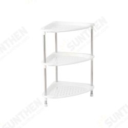 4 Layers Corner Rack Shelf Bathroom Kitchen Storage Baskets Space Saving 4 Layers Corner Rack Shelf Bathroom Kitchen Storage Baskets Space Saving