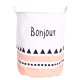 40*50 Canvas Waterproof Dirty Clothes Basket Children's Toy Storage Basket Cartoon Fabric Bathroom Dirty Clothes Bucket Sundries Storage Bucket