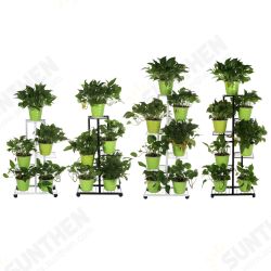 4/6 Tier Metal Plant Stand & Flower Pot Holder With Wheel Garden Home Office Livingroom Indoor Outdoor 4/6 Tier Metal Plant Stand & Flower Pot Holder With Wheel Garden Home Office Livingroom Indoor Outdoor