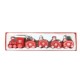 5 Knots Christmas Little Train Wooden Train with Snowman Bear Christmas Decorations for Home Ornaments Gift Kids Toys