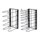 5/8 Tiers Kitchen Storage Racks Organizer Pan Cookware Lid Pantry Holder Stand