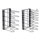 5/8 Tiers Kitchen Storage Racks Organizer Pan Cookware Lid Pantry Holder Stand