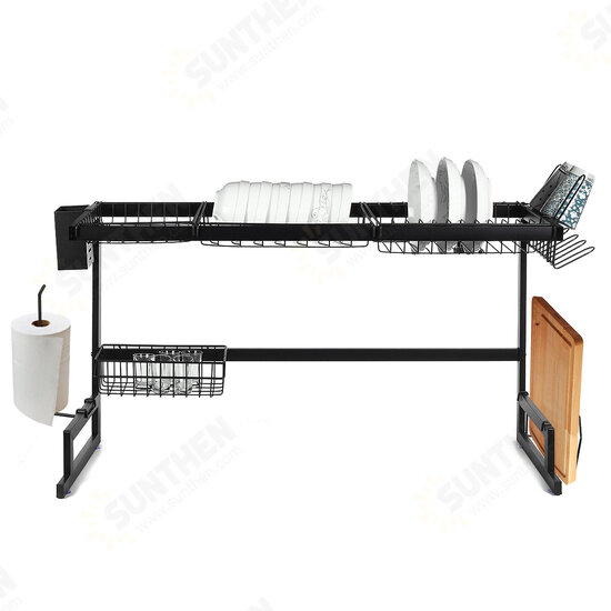 65/85cm Dish Drain Rack Kitchen Sink Dish Drying Shelf Tableware Cup Bowl Storage Tray Holder Organizer 65/85cm Dish Drain Rack Kitchen Sink Dish Drying Shelf Tableware Cup Bowl Storage Tray Holder Organizer