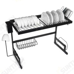 65/85cm Dish Drain Rack Kitchen Sink Dish Drying Shelf Tableware Cup Bowl Storage Tray Holder Organizer 65/85cm Dish Drain Rack Kitchen Sink Dish Drying Shelf Tableware Cup Bowl Storage Tray Holder Organizer