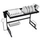 65/85cm Dish Drain Rack Kitchen Sink Dish Drying Shelf Tableware Cup Bowl Storage Tray Holder Organizer 65/85cm Dish Drain Rack Kitchen Sink Dish Drying Shelf Tableware Cup Bowl Storage Tray Holder Organizer