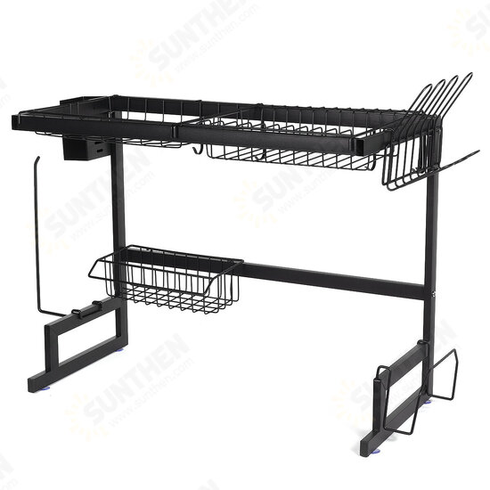 65/85cm Dish Drain Rack Kitchen Sink Dish Drying Shelf Tableware Cup Bowl Storage Tray Holder Organizer 65/85cm Dish Drain Rack Kitchen Sink Dish Drying Shelf Tableware Cup Bowl Storage Tray Holder Organizer