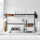 65/85cm Dish Drain Rack Kitchen Sink Dish Drying Shelf Tableware Cup Bowl Storage Tray Holder Organizer 65/85cm Dish Drain Rack Kitchen Sink Dish Drying Shelf Tableware Cup Bowl Storage Tray Holder Organizer