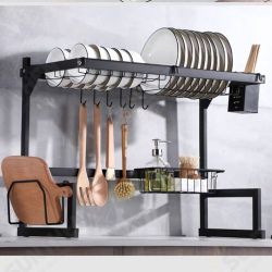 65cm/85cm Stainless Steel Over Sink Dish Drying Rack Storage Multifunctional Arrangement for Kitchen Counter 65cm/85cm Stainless Steel Over Sink Dish Drying Rack Storage Multifunctional Arrangement for Kitchen Counter