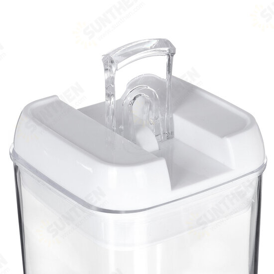 6pcs Airtight Refrigerator Food Container Storage with Lock Lids Plastic Transparent Multigrain Containers Storage Supplies