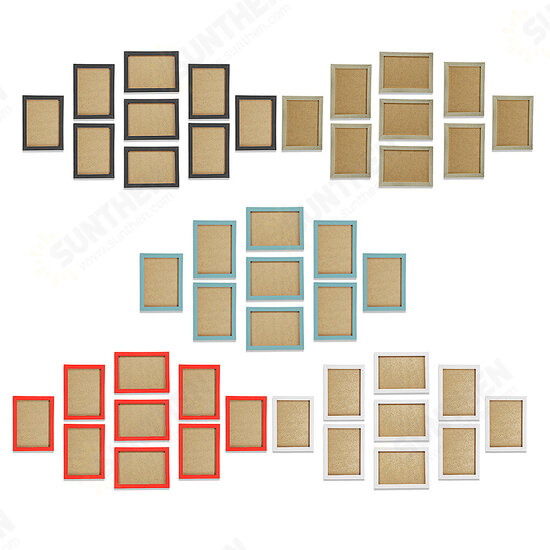 9pcs Frame DIY Combination Photo Wall Home Decoration Waterproof Frame Staircase Living Room Bedroom Wall-hanging Creative Combination Frame with Installation 9pcs Frame DIY Combination Photo Wall Home Decoration Waterproof Frame Staircase Living Room Bedroom Wall-hanging Creative Combination Frame with Installation