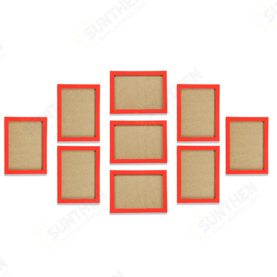 9pcs Frame DIY Combination Photo Wall Home Decoration Waterproof Frame Staircase Living Room Bedroom Wall-hanging Creative Combination Frame with Installation 9pcs Frame DIY Combination Photo Wall Home Decoration Waterproof Frame Staircase Living Room Bedroom Wall-hanging Creative Combination Frame with Installation