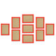 9pcs Frame DIY Combination Photo Wall Home Decoration Waterproof Frame Staircase Living Room Bedroom Wall-hanging Creative Combination Frame with Installation 9pcs Frame DIY Combination Photo Wall Home Decoration Waterproof Frame Staircase Living Room Bedroom Wall-hanging Creative Combination Frame with Installation